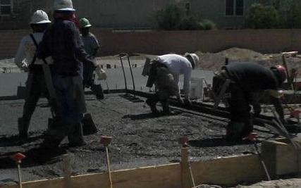 suspended slab concrete cement floor construction requires type pouring